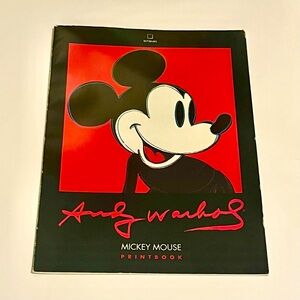 Andy Warhol Mickey Mouse Printbook